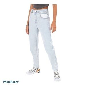 ADIKA “Sammy” contrast pocket mom jeans